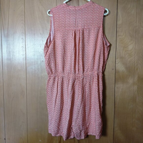 Kelly Renee Women's Large Sleeveless  Romper Rayon Drawstring Waist Casual - Picture 5 of 6